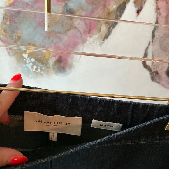 Lafayette 148 Murray Jeans Size Large - Picture 3 of 5